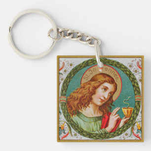 Double St. John the Evangelist (JMAS 06) Key Ring