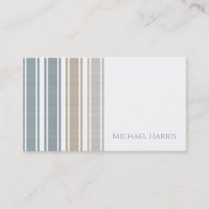 Double Striped Coastal Business Card