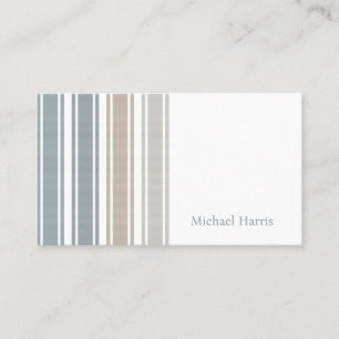 Double Striped Coastal Business Card