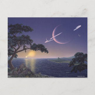 Double Sunset Postcard