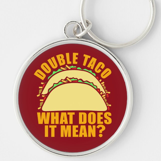 Double Taco Key Ring (Front)