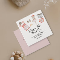 Double Thank You Twin Girls Clothes Favour