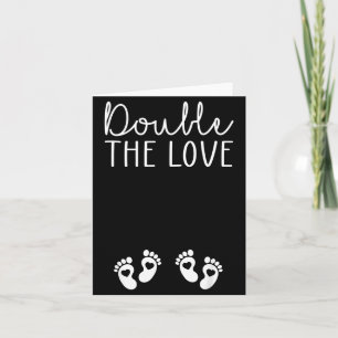 Double The Love Valentines Day Twin Pregnancy Anno Card
