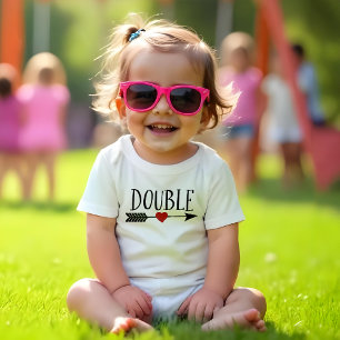 Double Trouble Baby Bodysuit