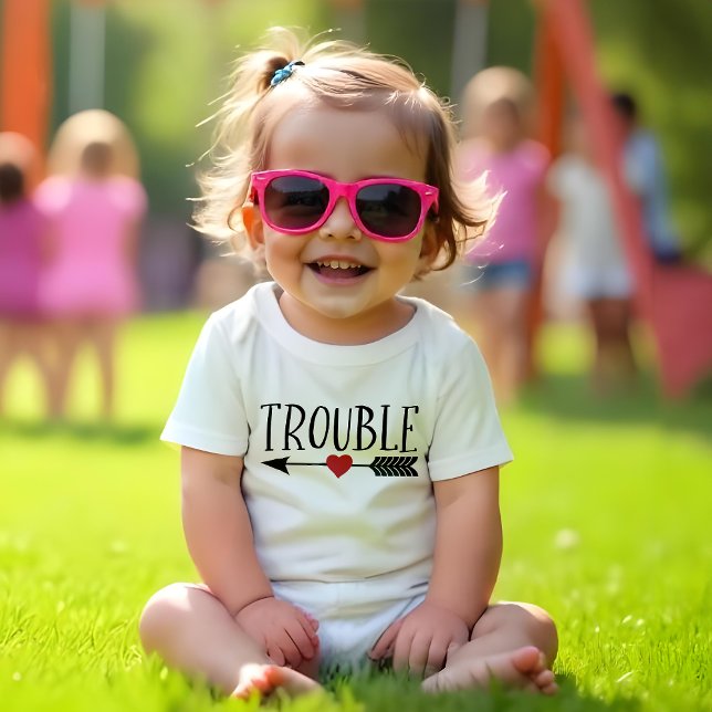 Double Trouble Baby Bodysuit (Double trouble, double the love!)