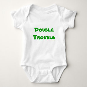 Double Trouble Baby Bodysuit