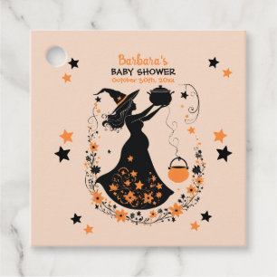 Double Trouble Brew - A Twin Halloween Baby Shower Favour Tags