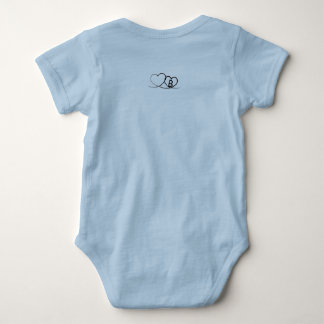 Double Trouble Cool Twin Elephants – B Baby Bodysuit