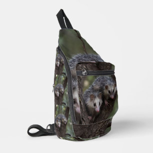 Double Trouble in the Canopy: Twin Possums Sling Bag