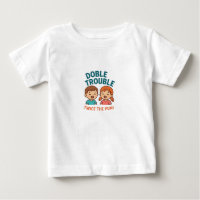 Double Trouble Twins T-Shirt – Cute Funny Gift for