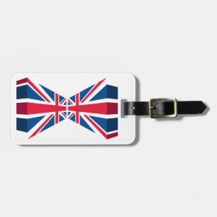 Double Union Jack, British flag in 3D Luggage Tag