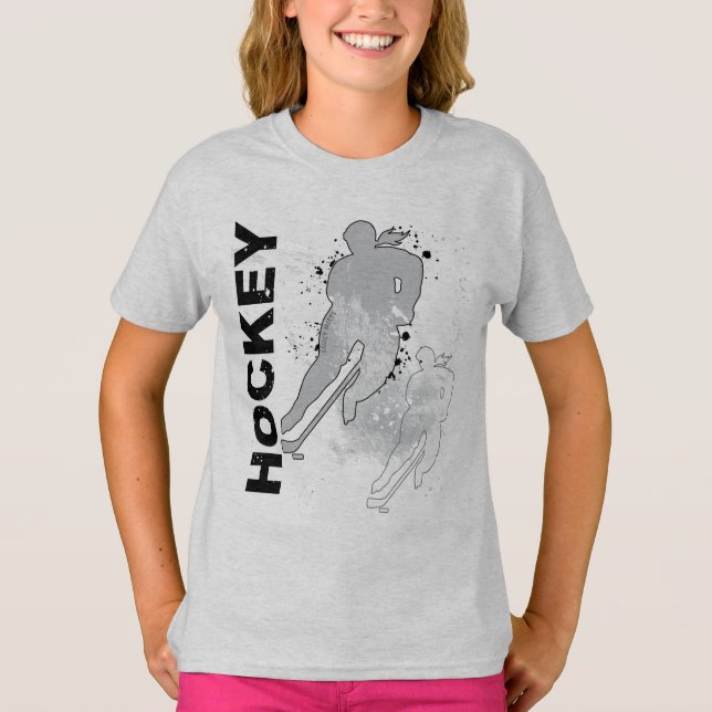 Double Vision Girls Hockey T-Shirt (Front)
