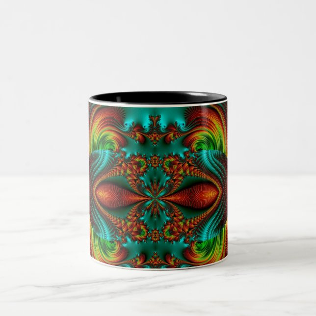 Double Vision Two-Tone Coffee Mug (Center)