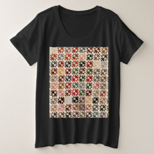 Double X quilt Plus Size T-Shirt