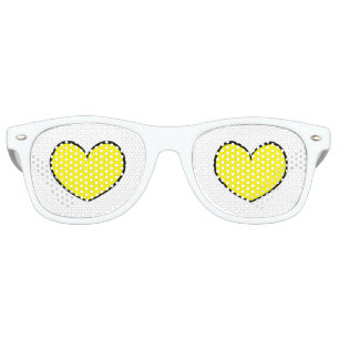 Double Yellow Heart Party Shades 0001