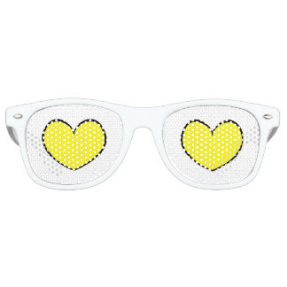 Double Yellow Heart Party Shades 0001