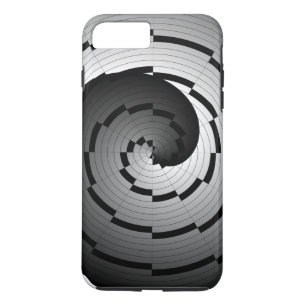 Double Yin Yang Spiral by Kenneth Yoncich Case-Mate iPhone Case