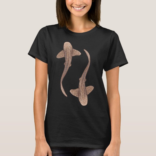 DOUBLE ZEBRA/LEOPARD SHARK -stegostoma fasciatum ( T-Shirt (Front)