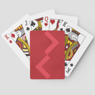 Double Zigzag Tomato Red Cards – Customisable