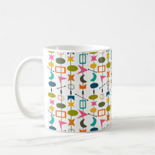Doubled Mid-Century Modern Skewers Coffee Mug