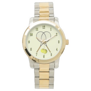 Doubles Tennis Sport Theme Watch