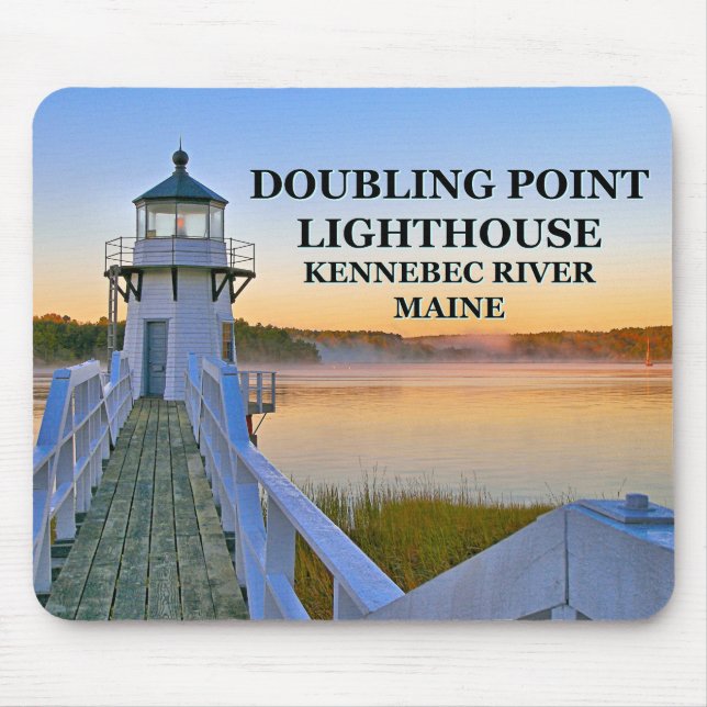 Doubling Point Lighthouse, Maine Mousepad (Front)