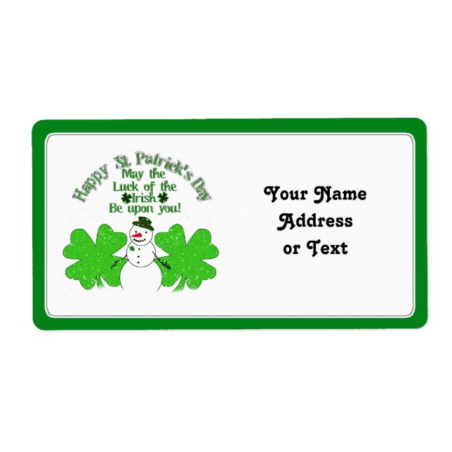 Doubly Lucky Snowman (Front)