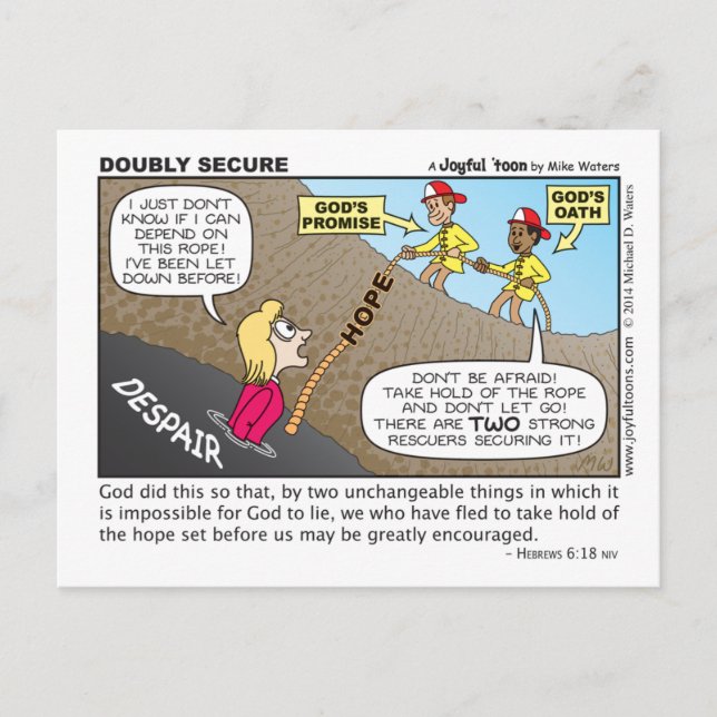 Doubly Secure postcard (Front)