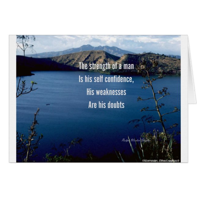 Doubt and self confidence (Front Horizontal)