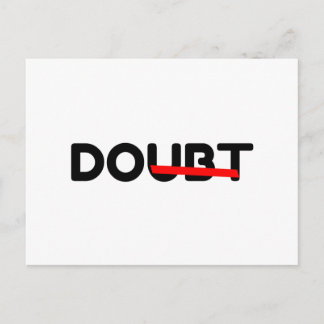 DOUBT, DO POSTCARD