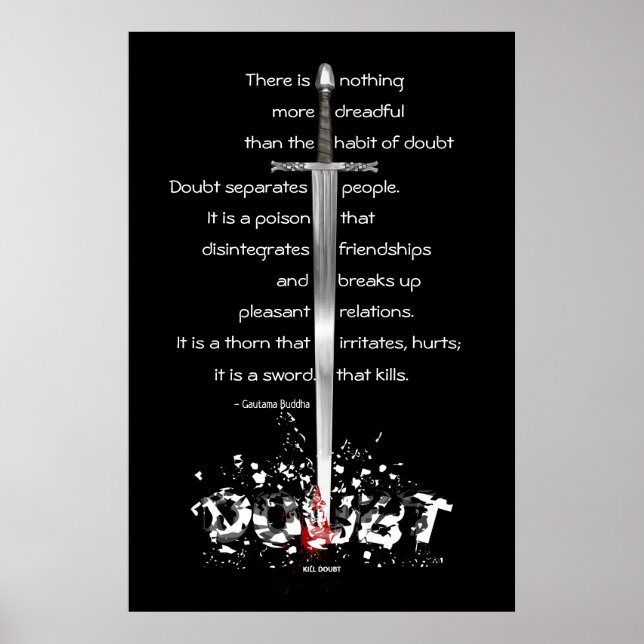 Doubt Kills Poster (Front)