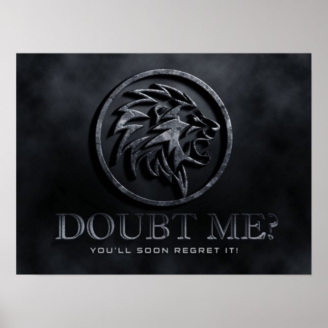 Doubt Me? Poster (Front)