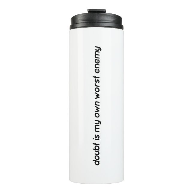 Doubt Thermal Tumbler (Front)