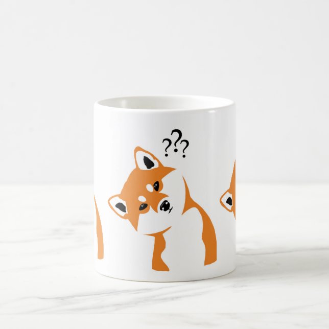 Doubtful Shiba cup inu (Center)