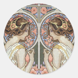 Douceur Classic Round Sticker