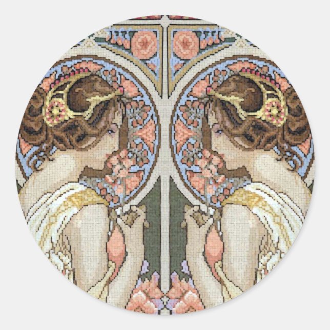 Douceur Classic Round Sticker (Front)