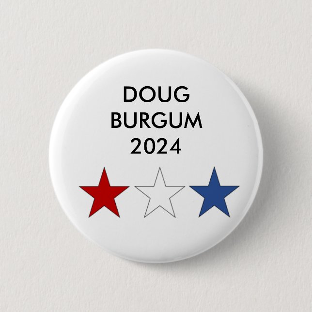 Doug Burgum for President 2024 Button (Front)