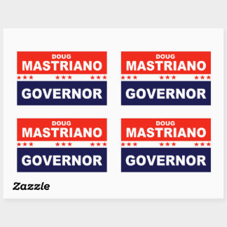 Doug Mastriano Governor Pennsylvania Rectangular Sticker