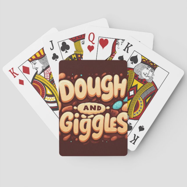 Dough and Giggles  Playing Cards (Back)