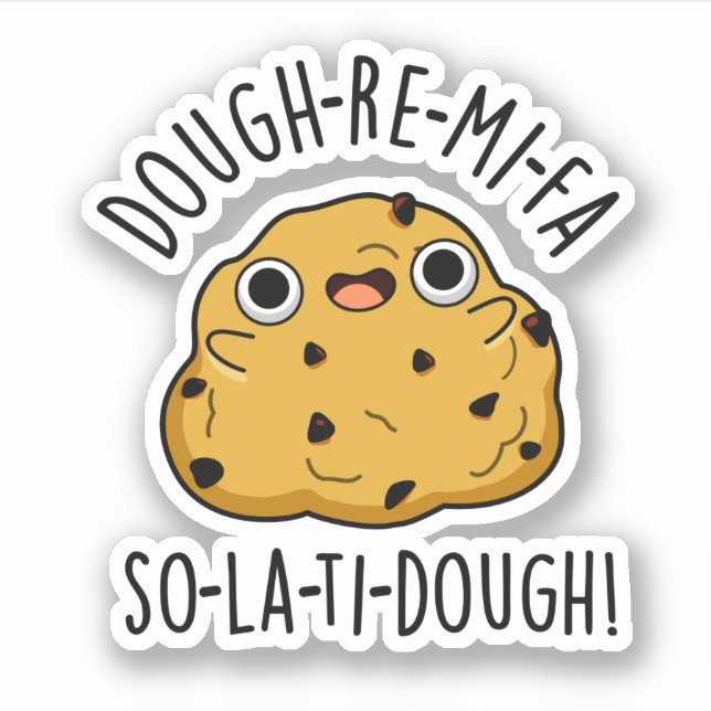 Dough-Re-Mi Funny Music Dough Pun  (Front)