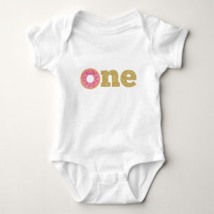Doughnut 1st Birthday Bodysuit
