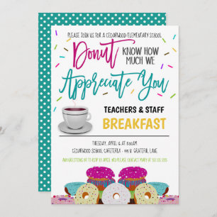 Doughnut Appreciation Invitation
