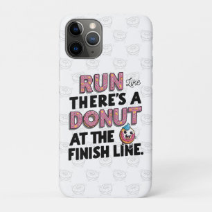 Doughnut at the Finish Line Funny Fitness Motivati Case-Mate iPhone Case