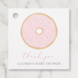 Doughnut Baby Sprinkle Favour Tags