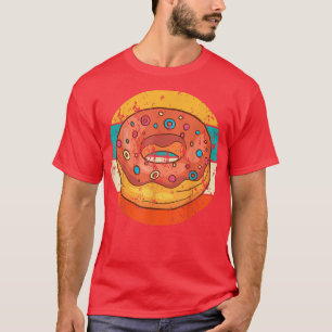 Doughnut Baking Baker Bakery Cake Vintage Retro  1 T-Shirt
