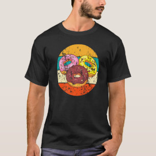 Doughnut Baking Baker Bakery Cake Vintage Retro  3 T-Shirt