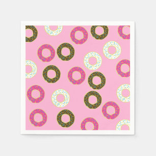Doughnut Birthday Party Napkin