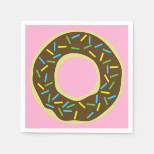 Doughnut Birthday Party Napkin