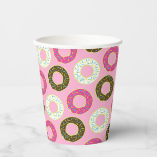 Doughnut Birthday Party Paper Cups