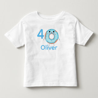 Doughnut Birthday Shirt Personalised with Name 